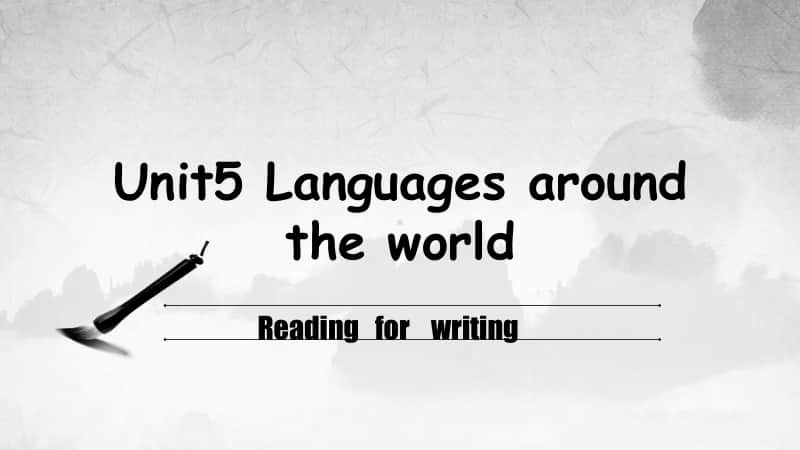 人教版（2020新）高一必修一 unit 5 Period 6 Reading for Writing.pptx_第1页