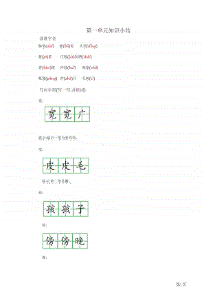 二年级上册语文部编版知识要点.pdf