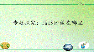 2020新粤教版三年级下册科学3.17. 专题探究：脂肪贮藏在哪里ppt课件.pptx