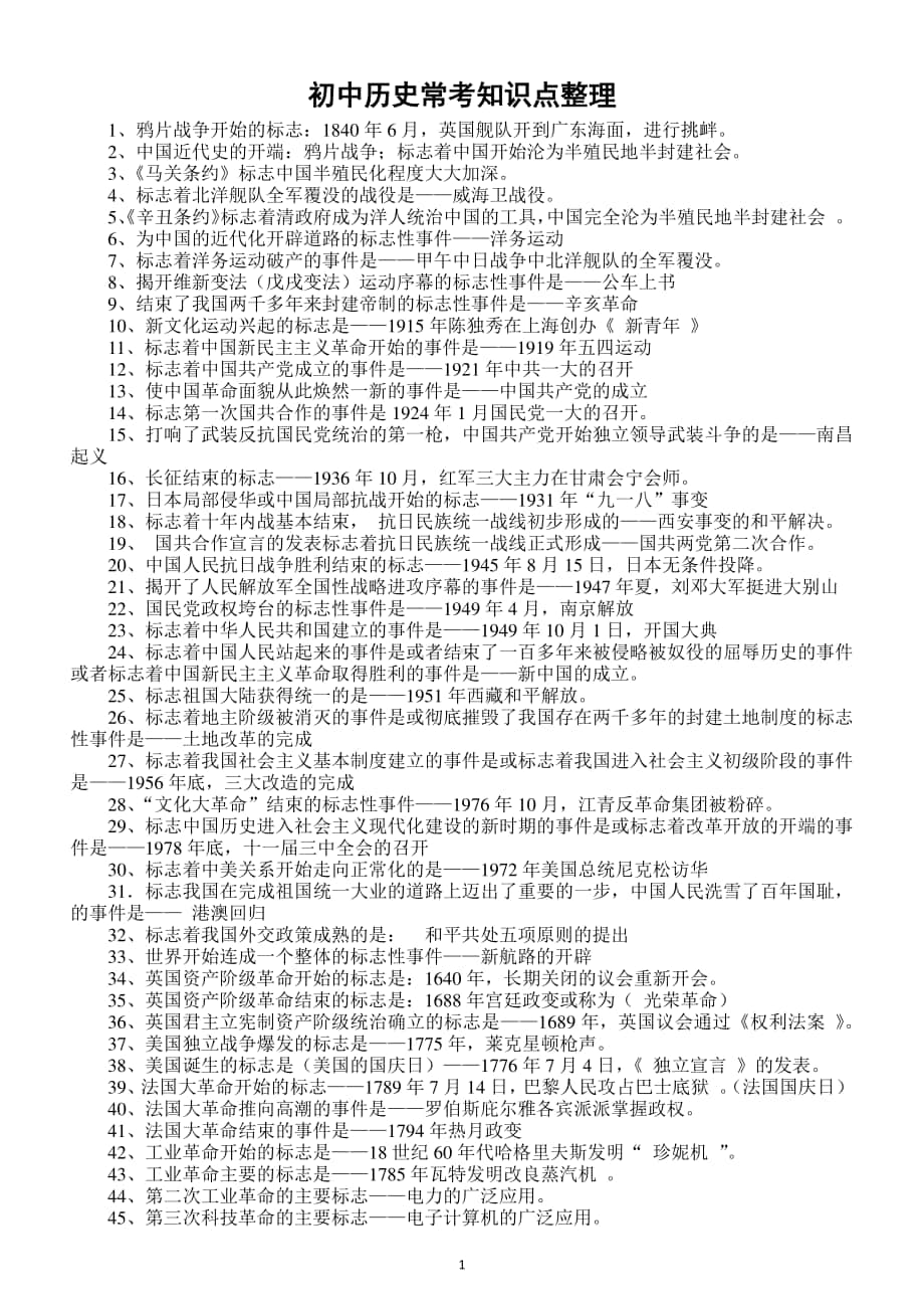 初中历史常考知识点整理启示类题型分类解读.docx_第1页