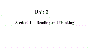 （新教材）2021年高中英语人教版选择性必修第三册 Unit 2全章课件.pptx