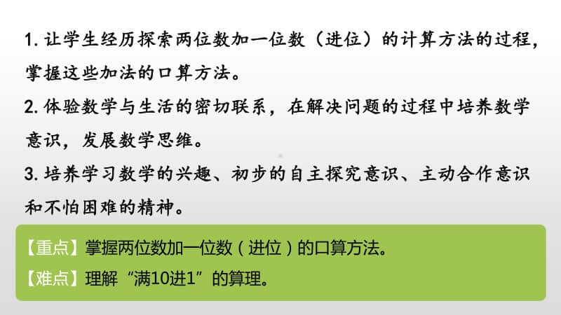 苏教版一年级下册数学第6单元100 以内的加法和减法（二）第1课时 ppt课件.pptx_第2页