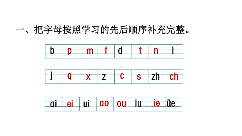 小学语文部编版一年级上册期末《拼音》专项复习课件.ppt_第2页