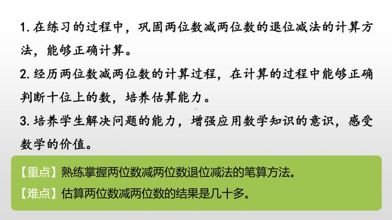 苏教版一年级下册数学第6单元100 以内的加法和减法（二）第1第2课时 ppt课件.pptx_第2页