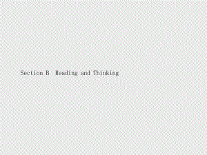 （新教材）2021年人教版高中英语必修第三册同步课件：UNIT 5　Section B　Reading and Thinking.pptx