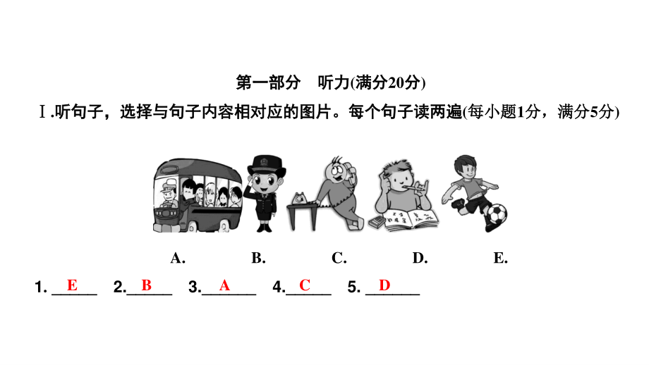 人教版八年级下册英语第四单元检测卷ppt课件.ppt_第3页