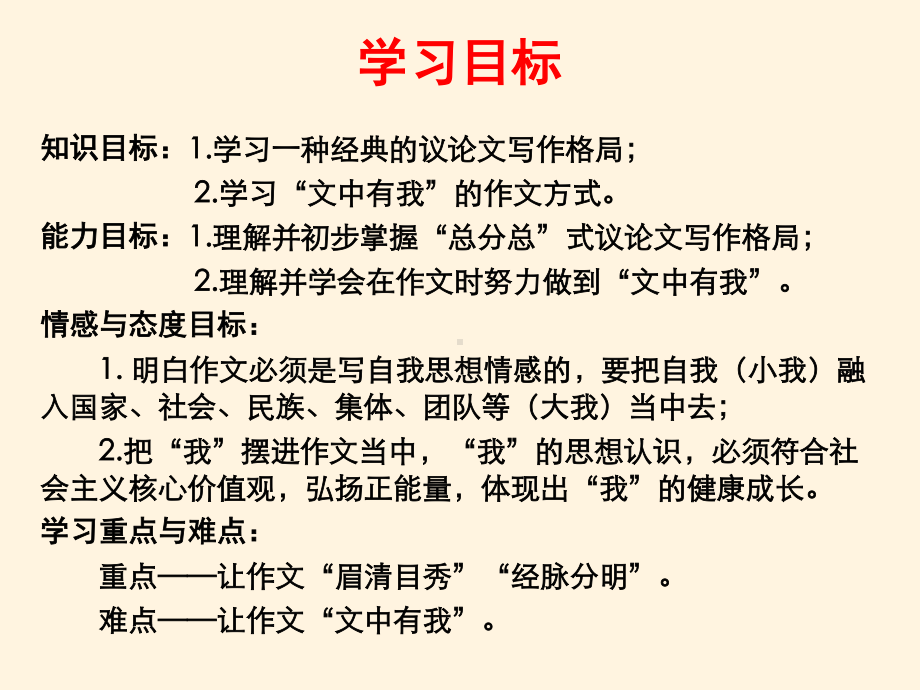 《让考场作文“眉清目秀”“经脉分明”“文中有我”》探讨课.ppt_第2页