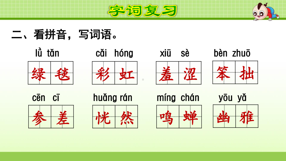 部编版六年级上册语文第1单元复习课件.ppt_第3页