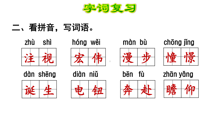 部编版六年级上册语文第二单元复习课件.ppt_第3页