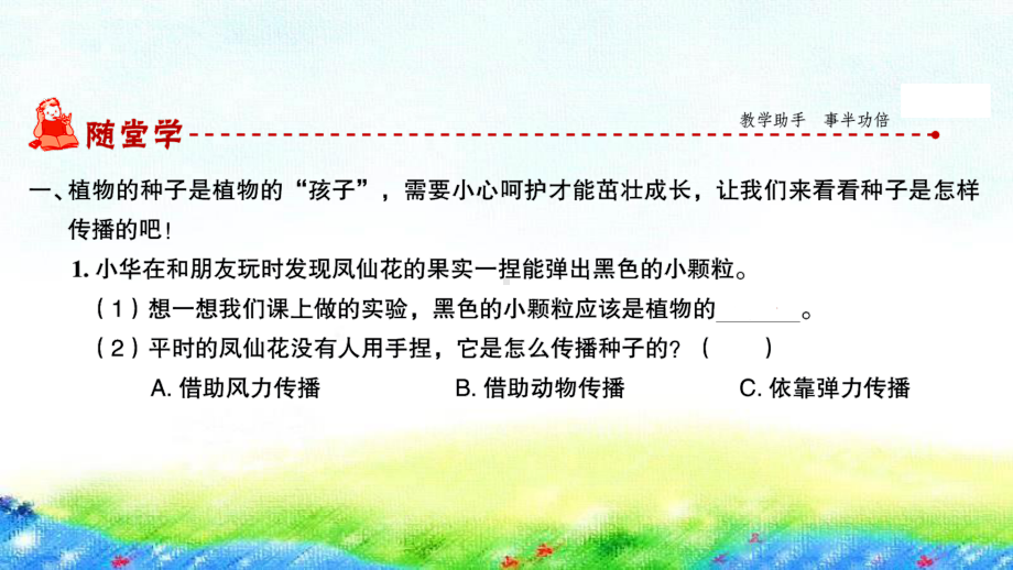 2020新教科版四年级下册科学第7课时 种子的传播ppt课件（图片版）.ppt_第2页