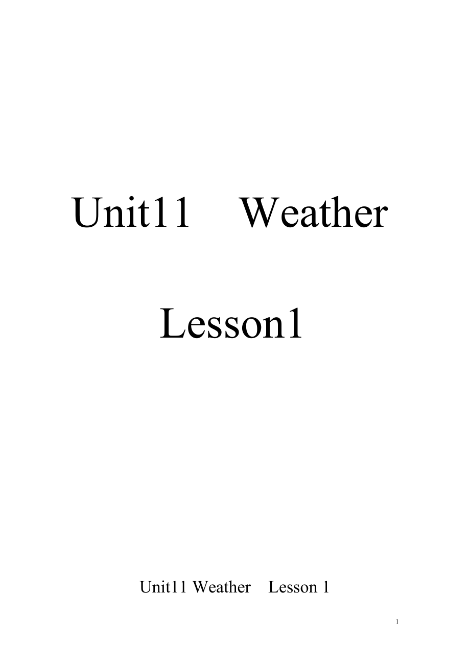 北师大版（三起）五下Unit 11 Weather-Lesson 1 Uncle Jack's Farm.-ppt课件-(含教案+素材)(编号：60023).zip