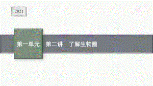 2021年安徽学业水平考试地理复习课件：第二讲　了解生物圈.pptx