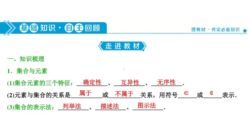 2021年高中数学人教A版（新教材）必修第一册课件：1.1集合的概念&1.3集合的基本运算 .ppt_第3页