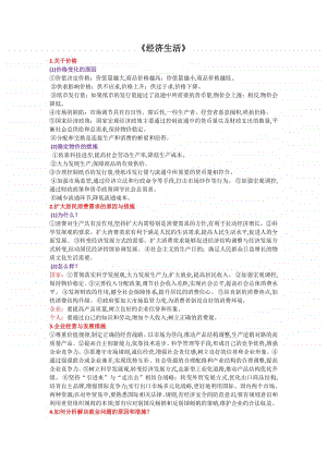 高中政治答题模板全套整理.docx