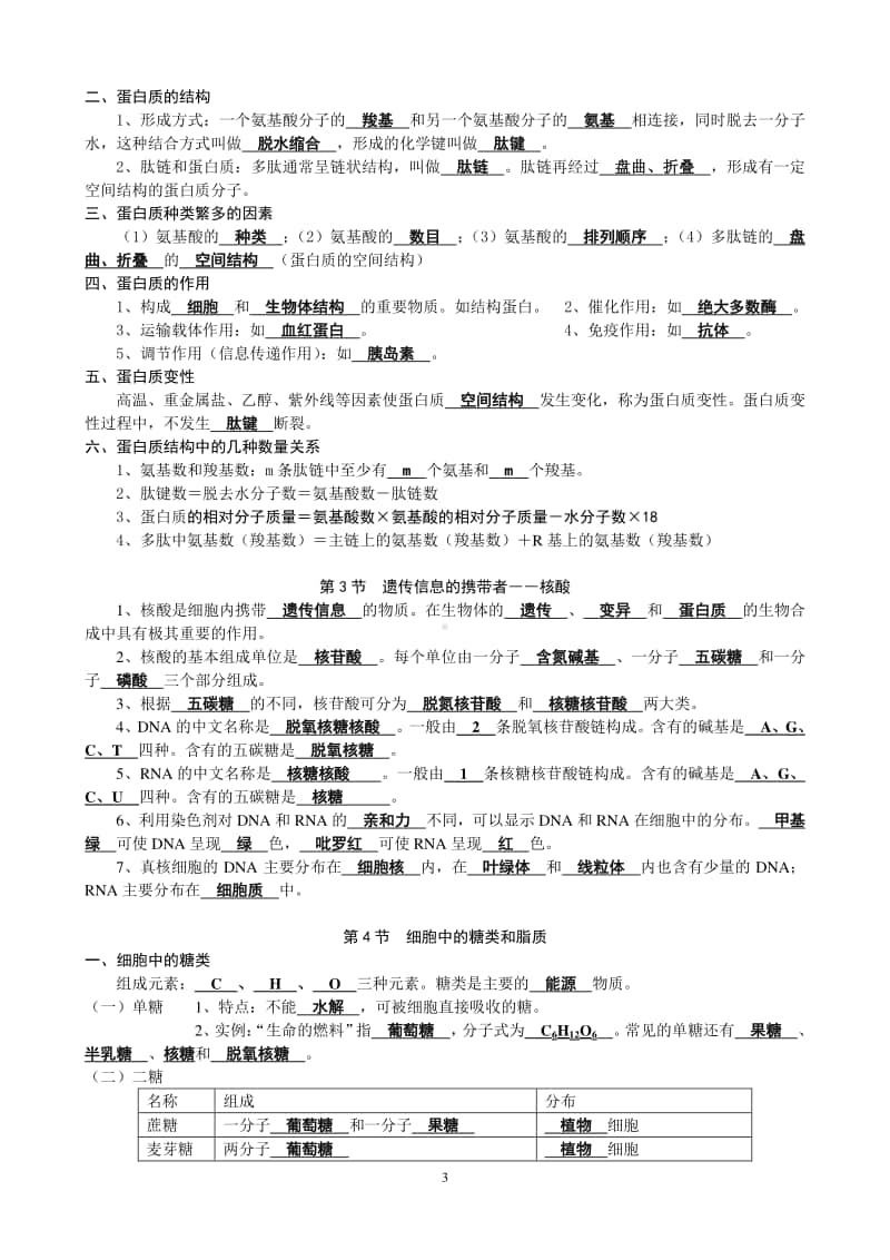 2021年高考生物复习知识清单.doc_第3页