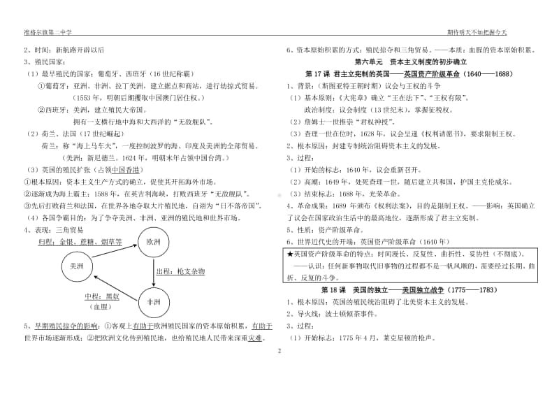 人教部编版九上历史知识复习提纲（14—21课）.doc_第2页