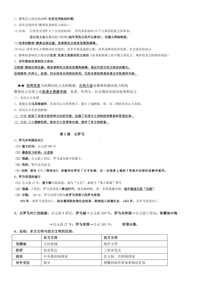 部编新人教版九年级历史上册复习提纲.doc_第2页