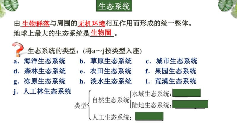 专题9 生态系统的结构和能量流动 课件（41张ppt）2021届高三高考生物一轮复习.pptx_第3页