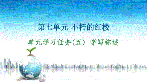 -第7单元 单元学习任务(五) 学写综述 课件—2020-2021学年高中语文统编版必修下册.ppt