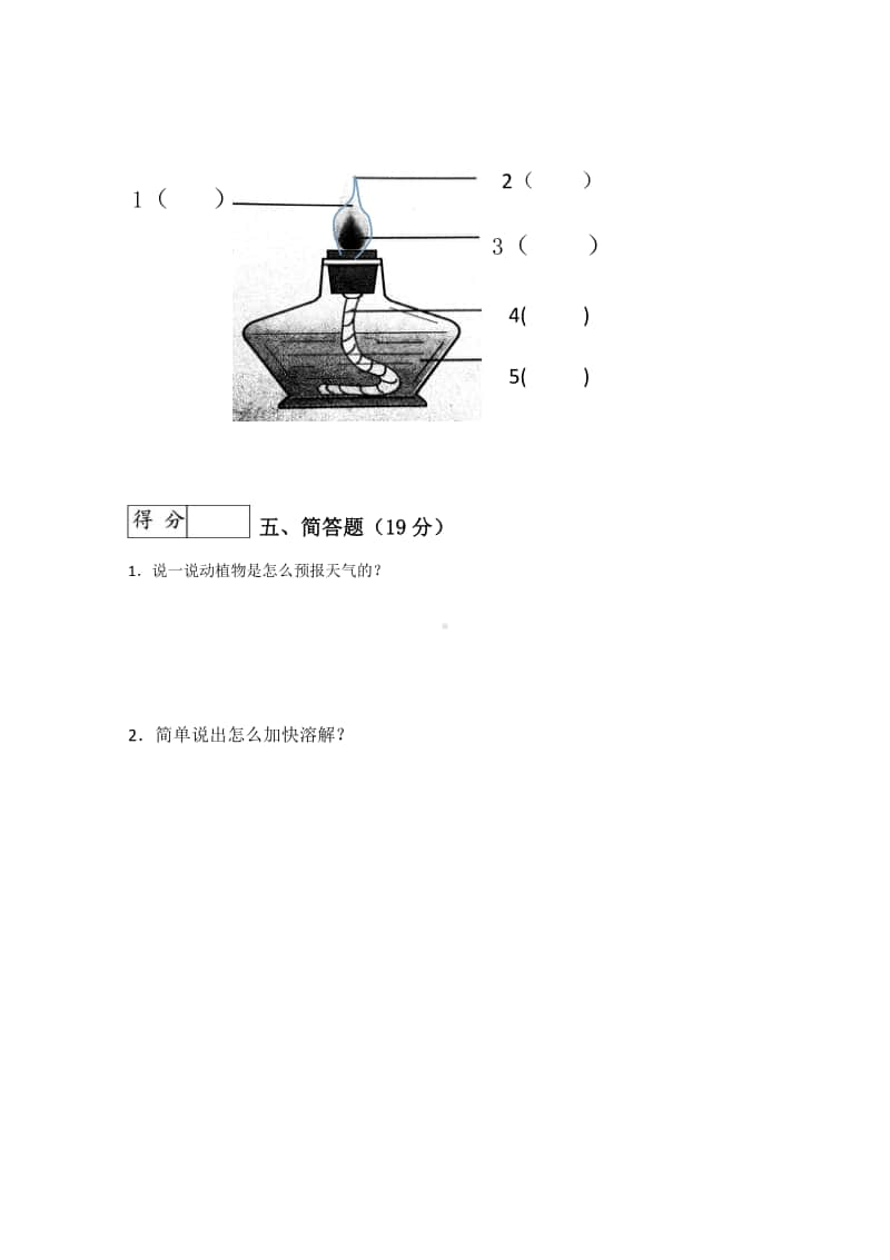 2020新湘教版四年级上册科学期中测试卷（含答案）.doc_第2页