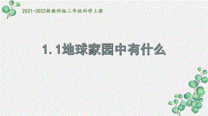 新教科版2021秋二年级科学上册1-1《地球家园中有什么》课件.pptx