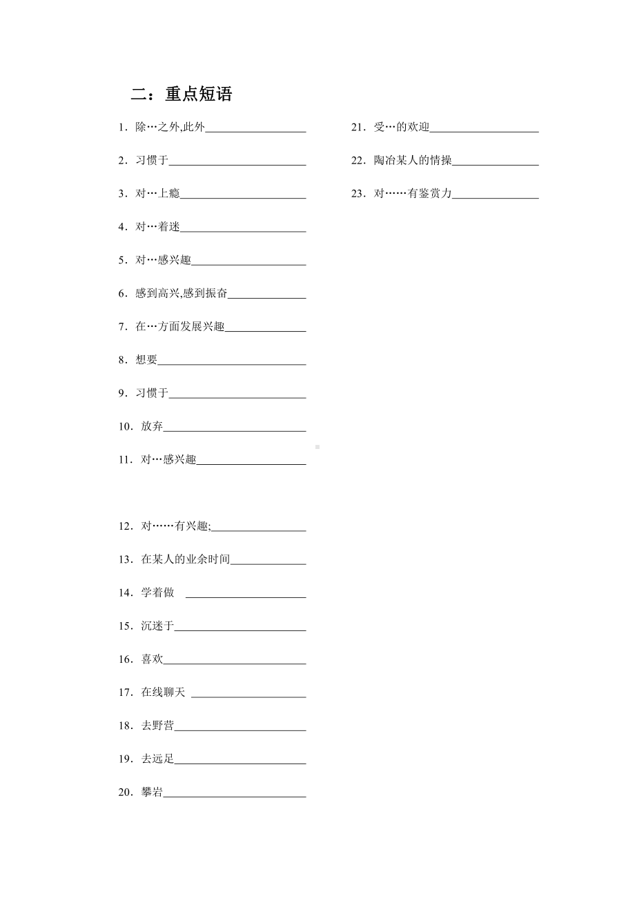 2022届高考英语主题语境好词、好句、好篇（默写+背诵版）（五）.doc_第2页