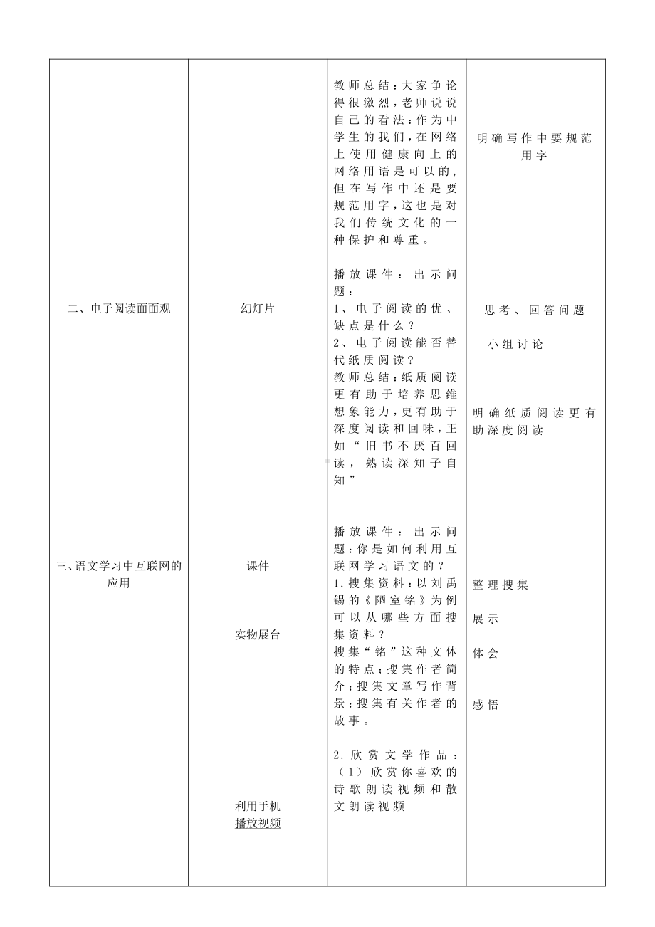 第四单元-综合性学习-我们的互联网时代-教案、教学设计-市级公开课-部编版八年级上册语文(配套课件编号：00a16).doc_第3页