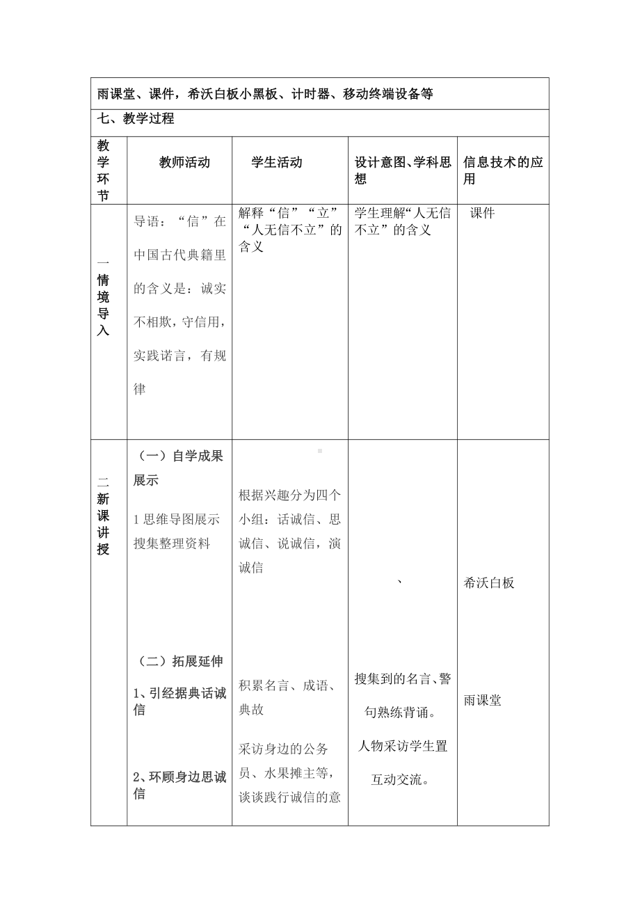 第二单元-写作-综合性学习-人无信不立-教案、教学设计-市级公开课-部编版八年级上册语文(配套课件编号：a00ec).docx_第2页