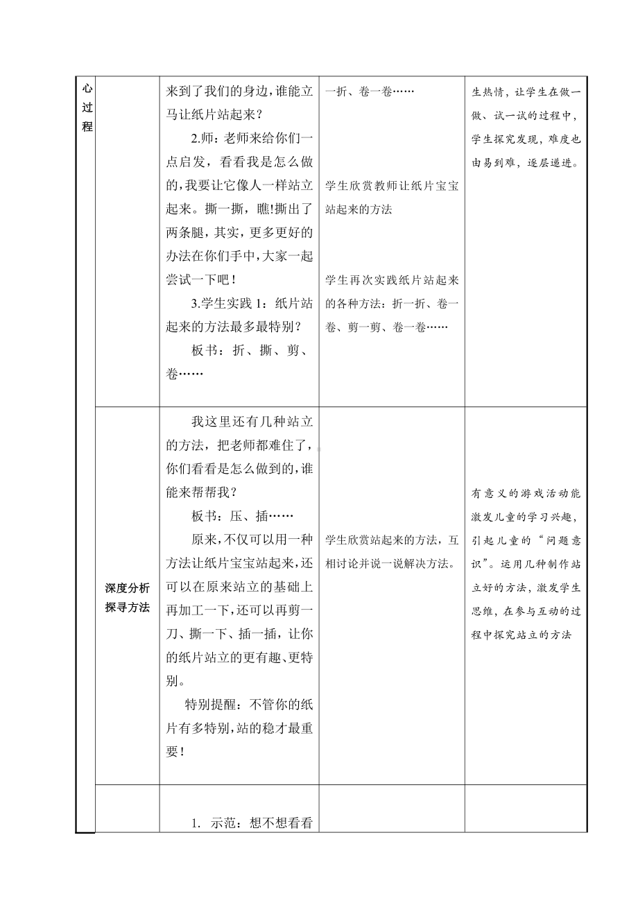 苏少版一年级上册美术第十五课 站起来 站起来-教案、教学设计-市级公开课-(配套课件编号：10d16).doc_第2页