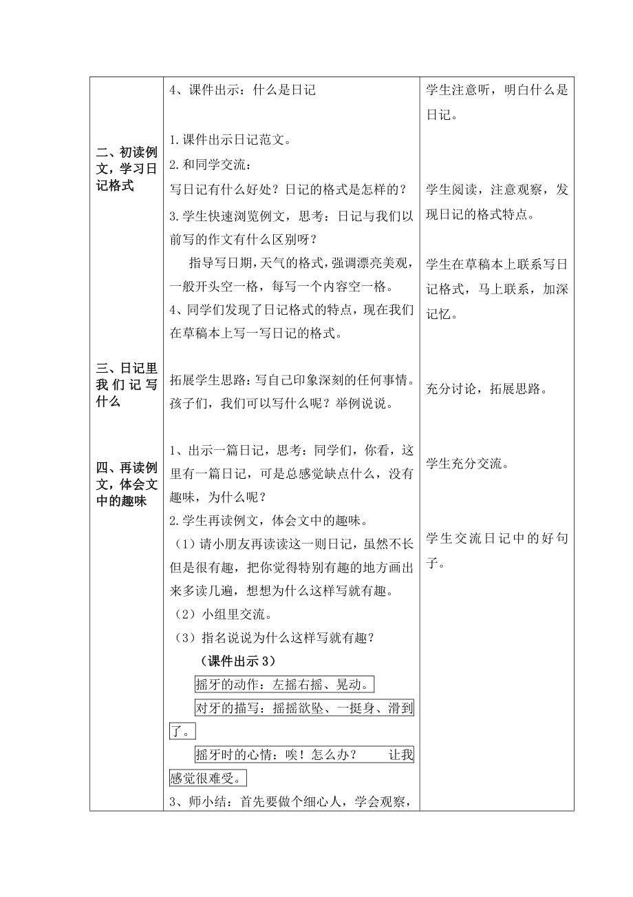 第二单元-习作：写日记-教案、教学设计-省级公开课-部编版三年级上册语文(配套课件编号：a0058).docx_第2页