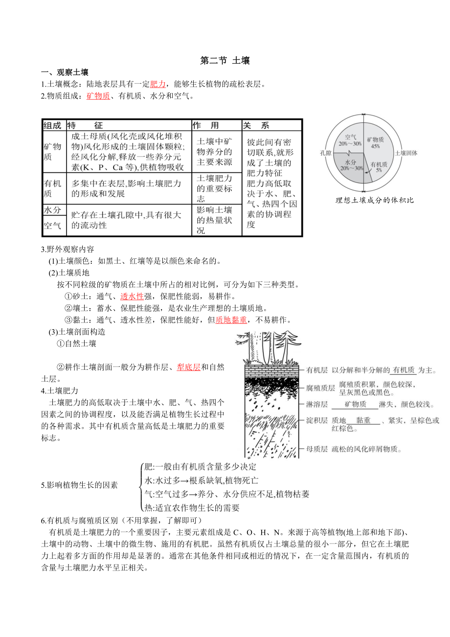 （2019新教材）人教版必修一高中地理第五章植被与土壤 知识点总结.docx_第3页