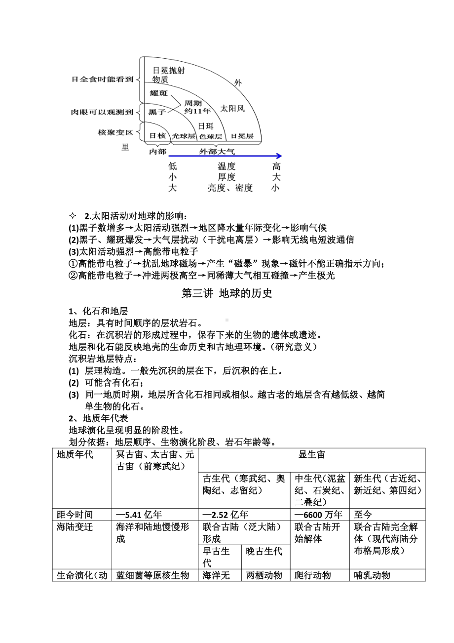 第一章 宇宙中的地球 知识点梳理总结-（2019新版）人教版高中地理必修第一册.docx_第3页