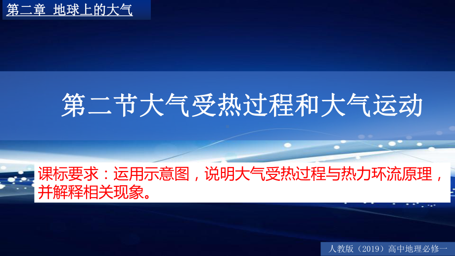 2.2 大气受热过程和大气运动 ppt课件-（2019新教材）人教版必修一高中地理（共49张PPT）.pptx_第1页