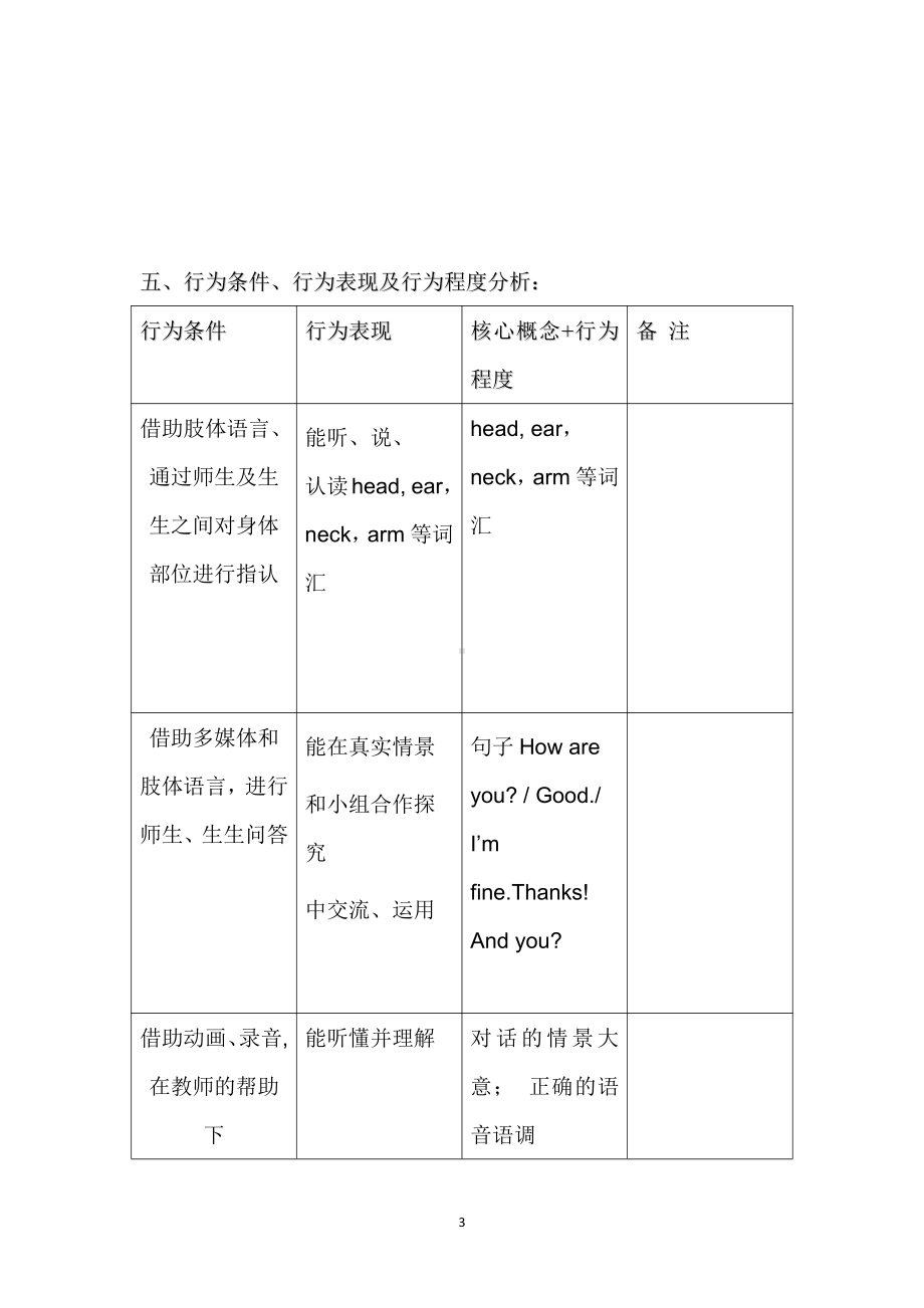 三年级上册Unit 3 Look at my nose.-Lesson 13-教案、教学设计-市级公开课-人教（精通）版(配套课件编号：00698).docx_第3页