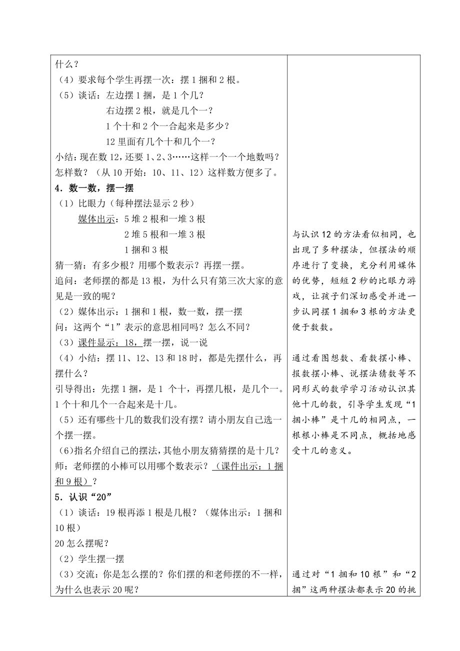 九 认识11~20各数-1.数数、读数-教案、教学设计-市级公开课-苏教版一年级上册数学(配套课件编号：823c3).doc_第3页