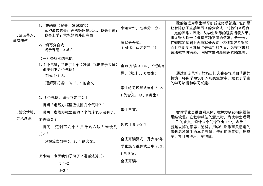 八 10以内的加法和减法-2.5以内的减法-教案、教学设计-市级公开课-苏教版一年级上册数学(配套课件编号：741dc).doc_第2页