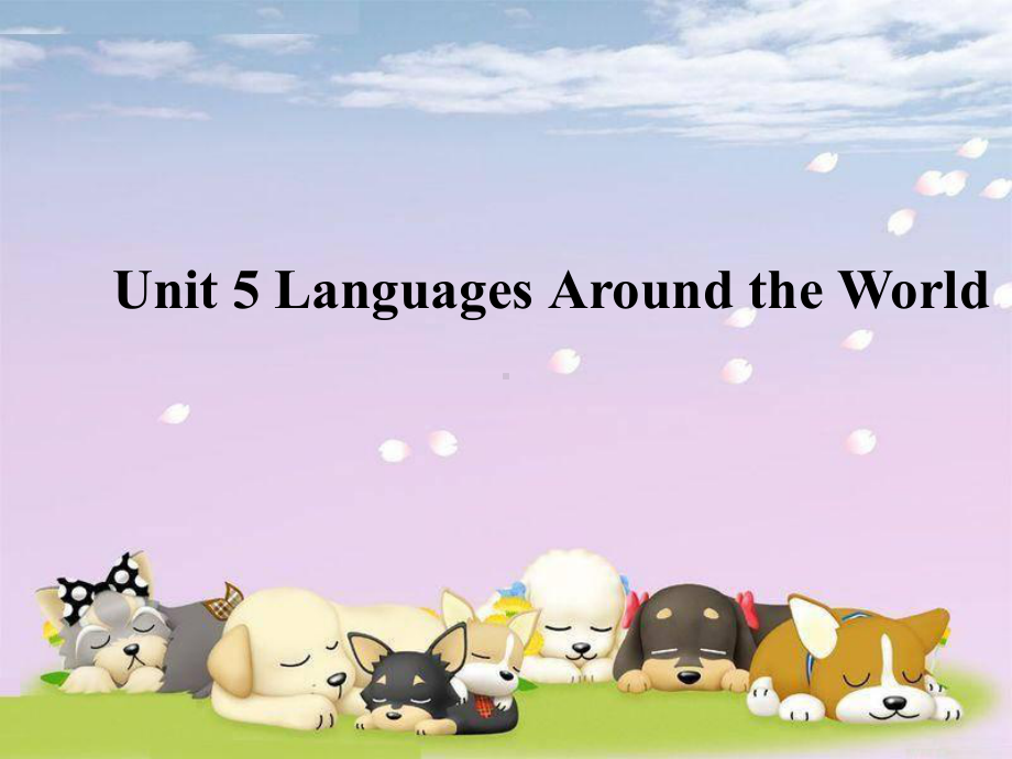 Unit 5 Languages Around the World Section B Discovering Useful Structures ppt课件-（2019新教材）人教版高中英语必修第一册.pptx_第1页