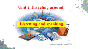 Unit2 Listening & Speaking ppt课件-（2019新教材）人教版高中英语必修第一册.pptx