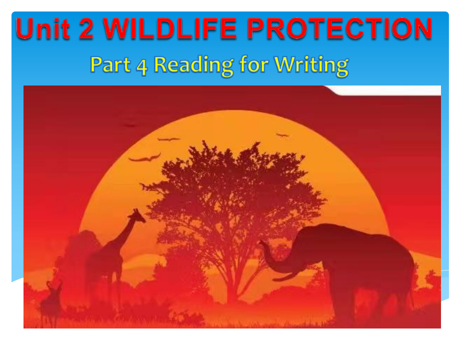 Unit 2 Wildlife protection Part 4 Reading for Writingppt课件-（2019新教材）人教版高中英语必修第二册.pptx_第1页