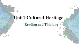 Unit 1 Reading and Thinkingppt课件-（2019新教材）人教版高中英语必修第二册.pptx