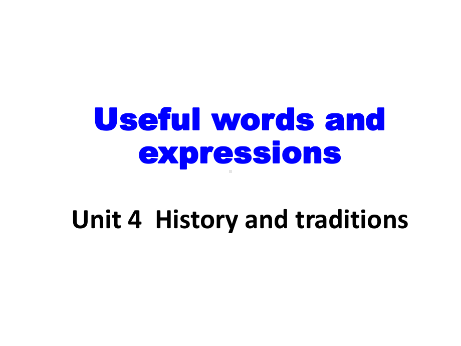 Unit 4 Useful words and expressionss ppt课件-（2019新教材）人教版高中英语必修第二册.pptx_第1页