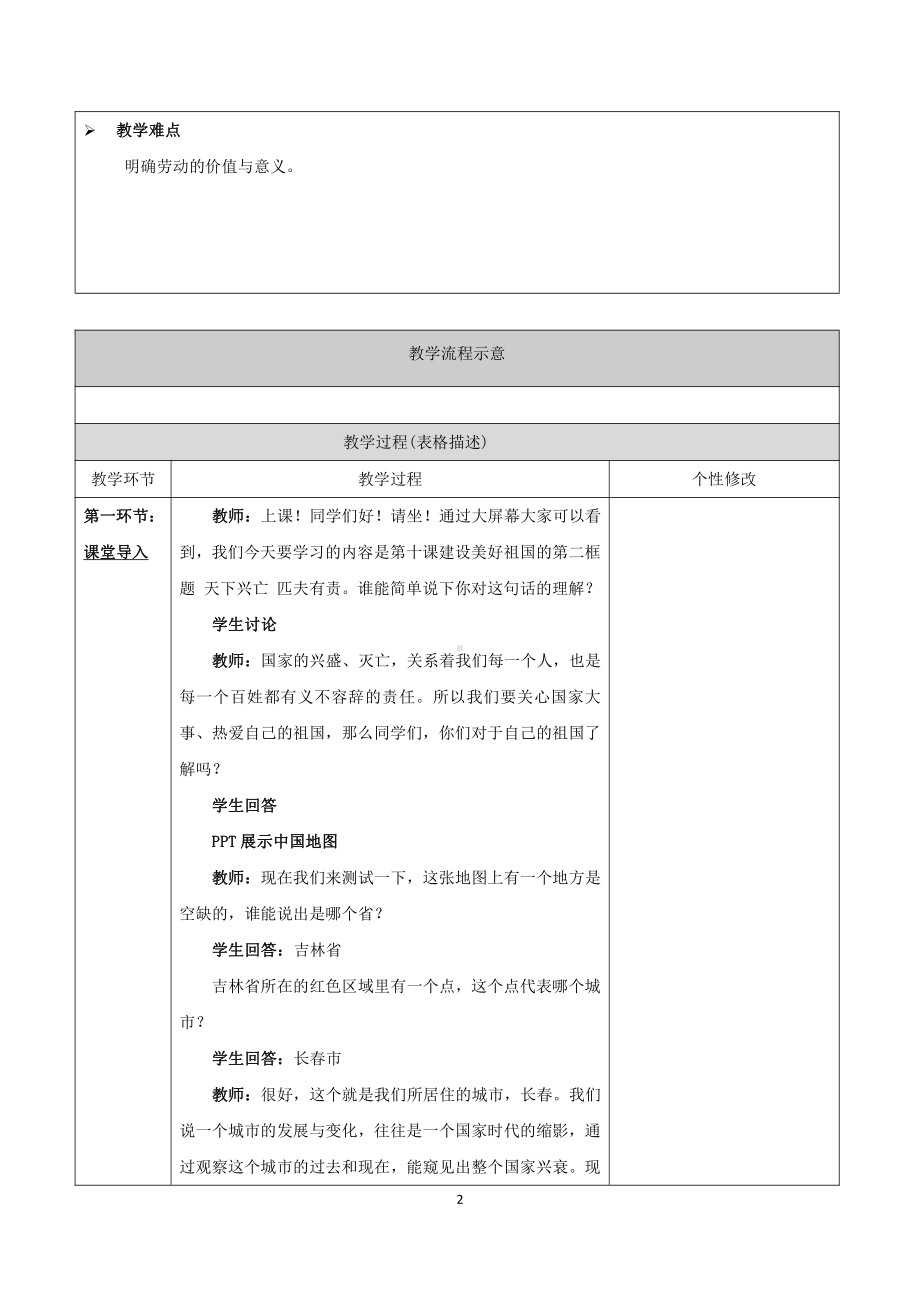 第四单元 维护国家利益-第十课 建设美好祖国-天下兴亡 匹夫有责-教案、教学设计-部级公开课-部编版八年级上册道德与法治(配套课件编号：d014a).doc_第2页