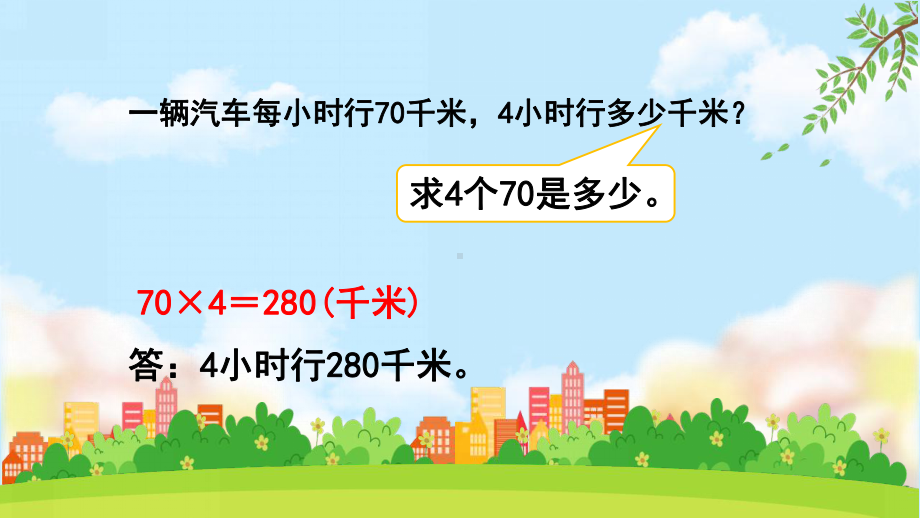 小学数学四年级上册课件三位数乘两位数速度时间路程关系.pptx_第2页