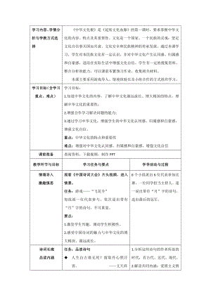 第三单元 文明与家园-第五课 守望精神家园-延续文化血脉-教案、教学设计-市级公开课-部编版九年级上册道德与法治(配套课件编号：10819).doc