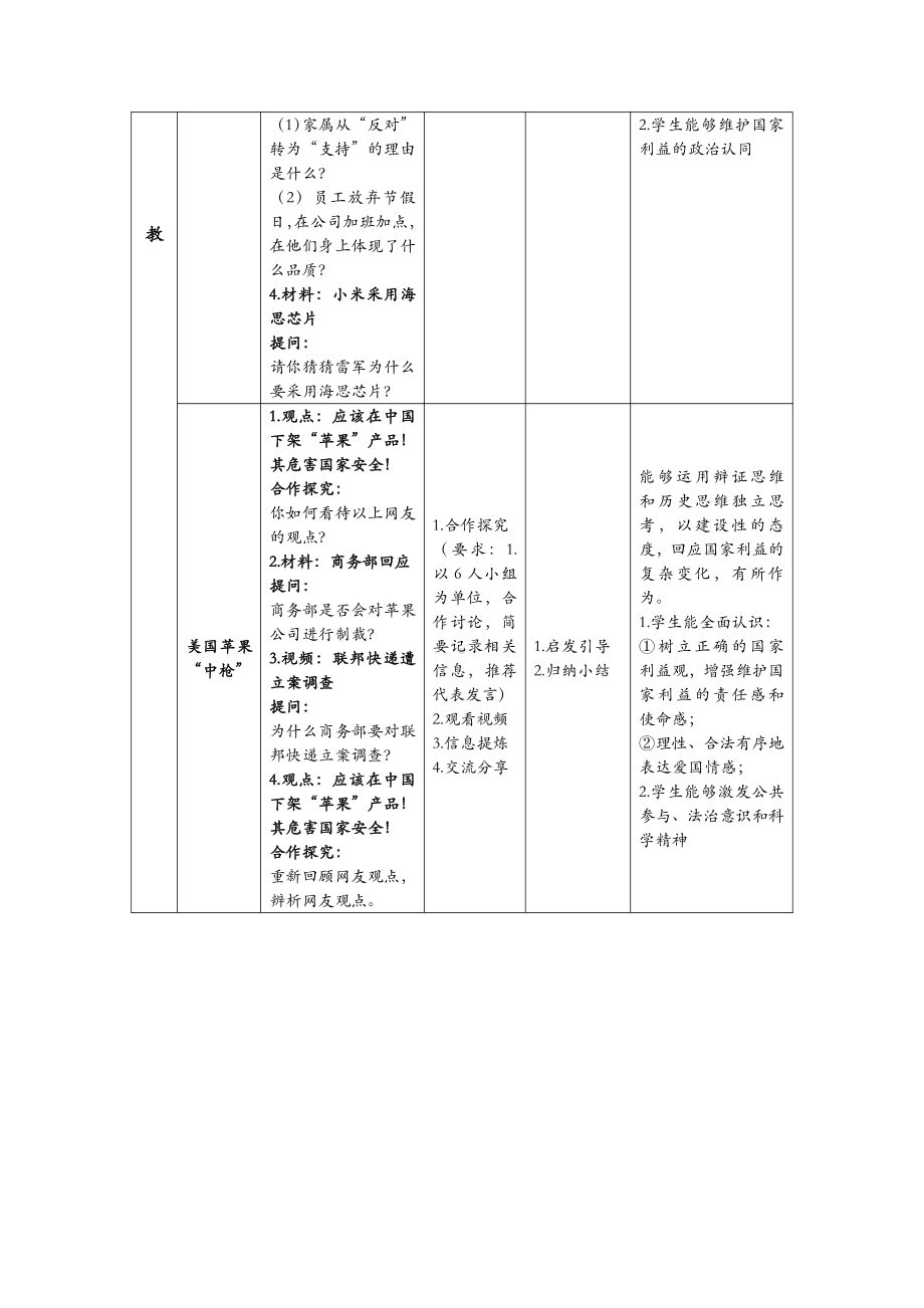 第四单元 维护国家利益-第八课 国家利益至上-坚持国家利益至上-教案、教学设计-省级公开课-部编版八年级上册道德与法治(配套课件编号：4003e).docx_第3页