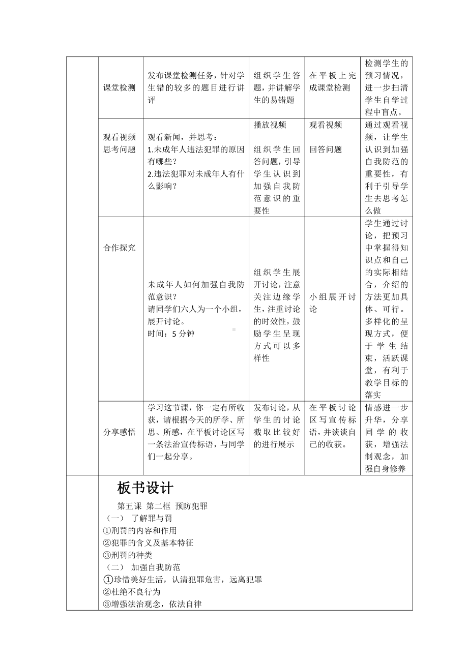 第二单元 遵守社会规则-第五课 做守法的公民-预防犯罪-教案、教学设计-省级公开课-部编版八年级上册道德与法治(配套课件编号：20006).docx_第2页