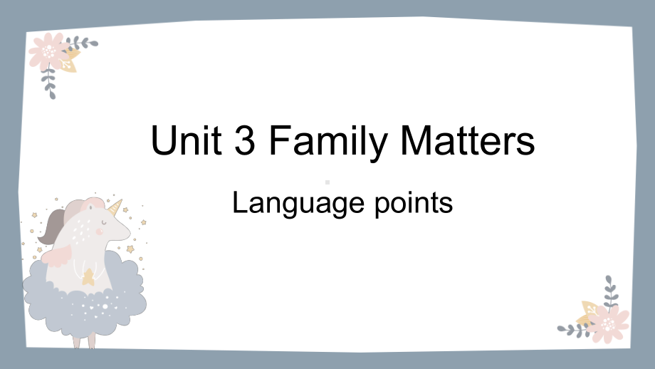 (2019版)外研版高中英语必修第一册Unit 3 language points ppt课件.pptx_第1页