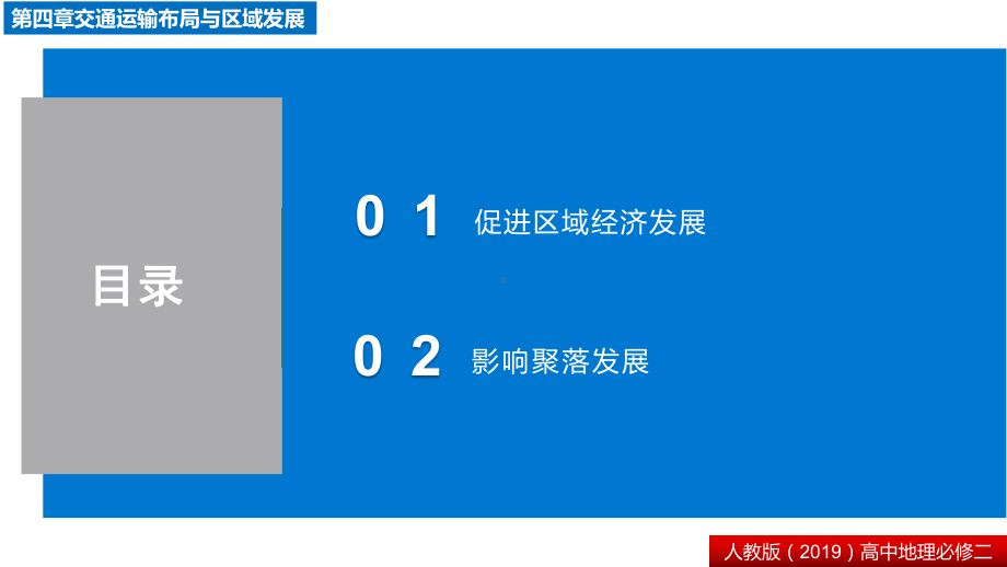 （2021版）人教版高中地理必修第二册4.2交通运输布局对区域发展的影响（重点探讨+例题解析） ppt课件.pptx_第3页