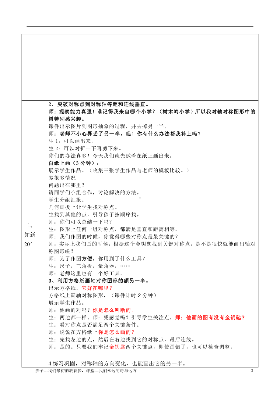 数学二 图案美-对称、平移与旋转-信息窗一（认识轴对称图形）-教案、教学设计-省级公开课-青岛版五年级上册(配套课件编号：c0df1).doc_第2页