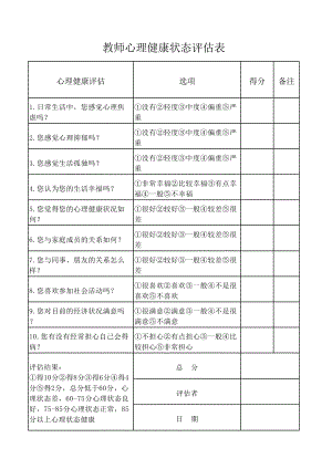 教师心理健康状态评估表.xlsx